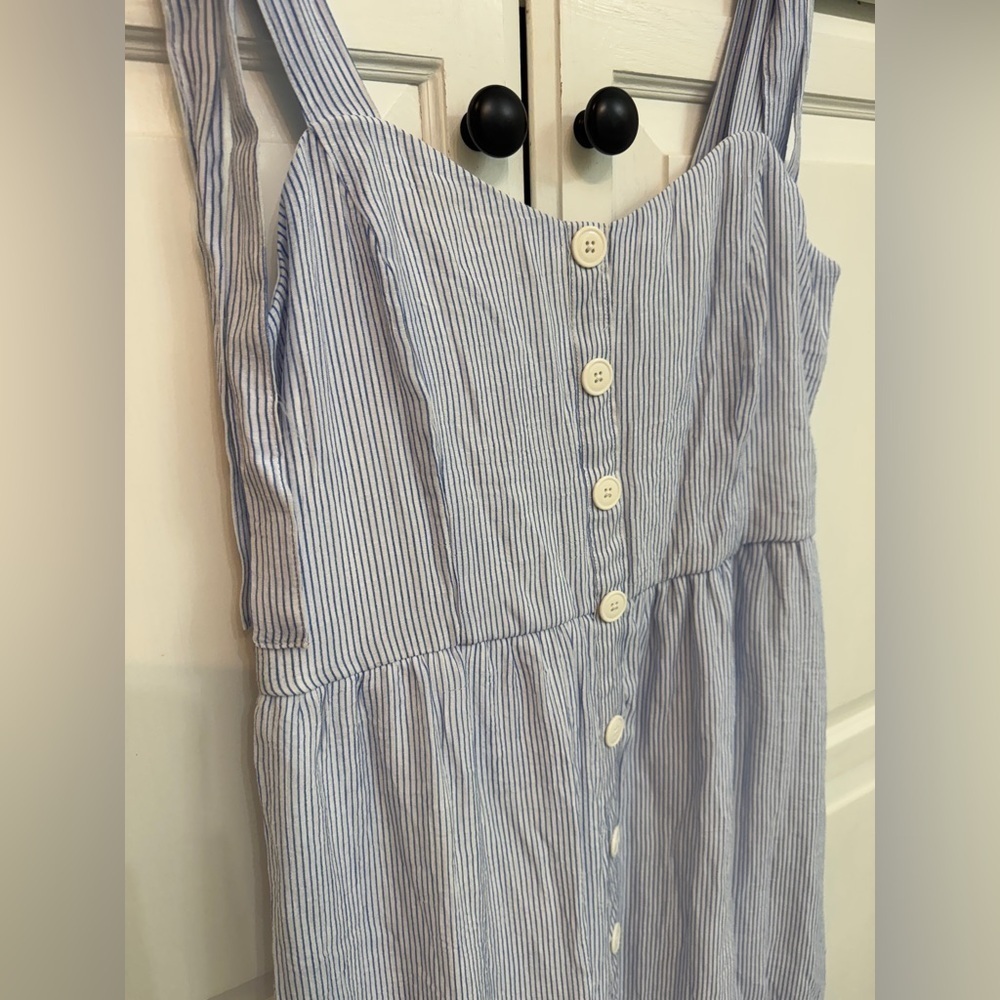 Coastal Blue Maxi Sundress with Button Detail by Just Found Size XL. Very pretty - Picture 7 of 8